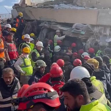 VIDEO: Search for survivors as death toll soars in devastating earthquake