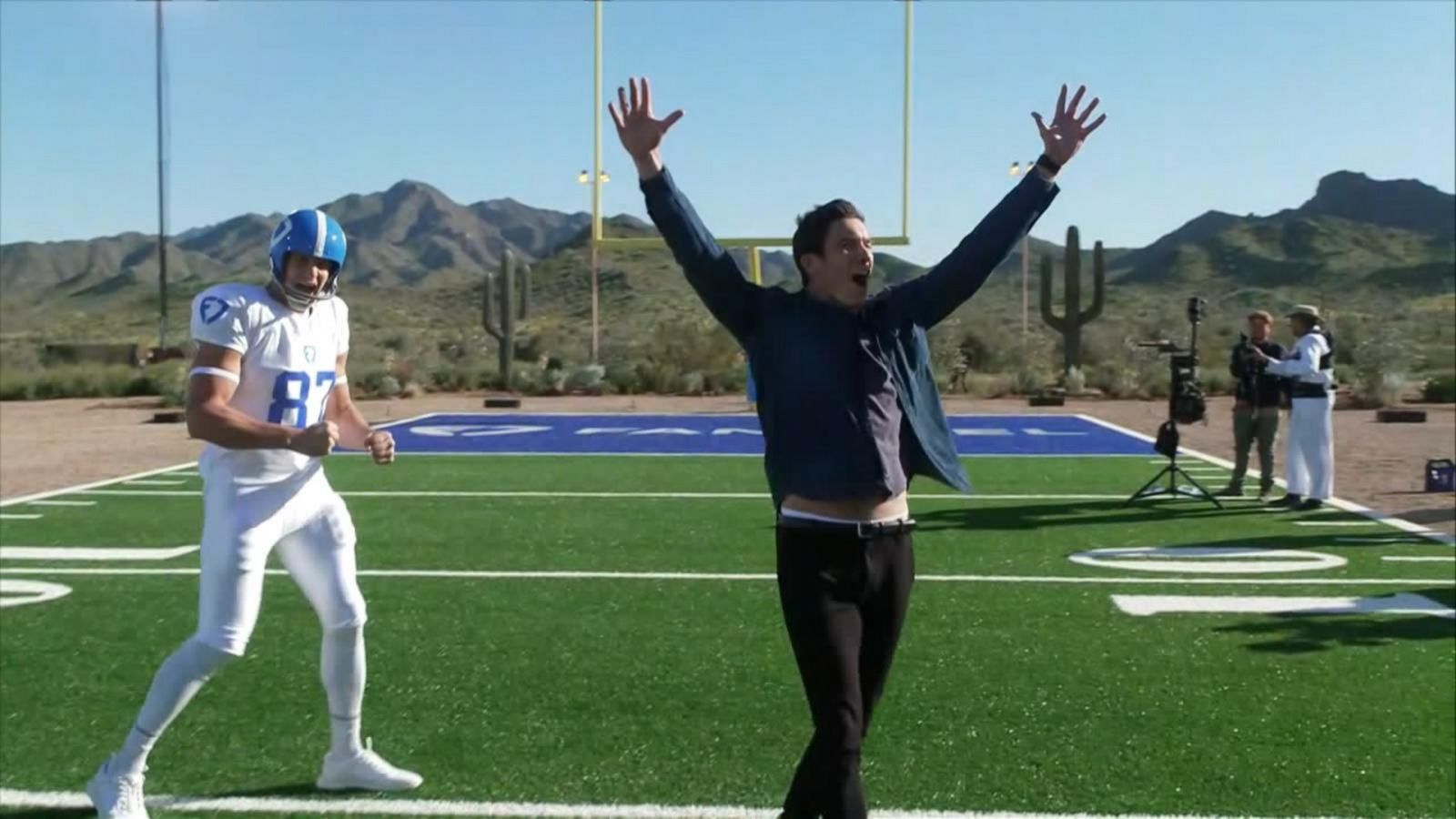 Rob Gronkowski will try a field goal in live Super Bowl ad