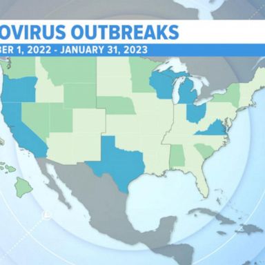 VIDEO: Norovirus cases spread across the country