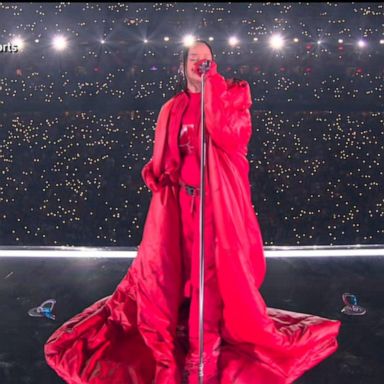 VIDEO: Rihanna reveals pregnancy during high-flying Super Bowl halftime performance