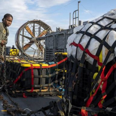 VIDEO: Significant amount of payload from suspected Chinese spy balloon recovered