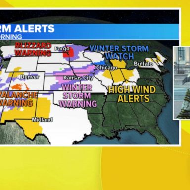 VIDEO: At least 25 states on alert for severe weather