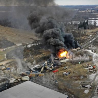 VIDEO: Anger mounts after Ohio train derailment, chemical spill