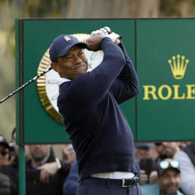 VIDEO: Tiger Woods tees off in 1st PGA tour event in 7 months