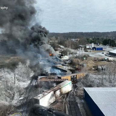 VIDEO: Latest on train derailment in Ohio