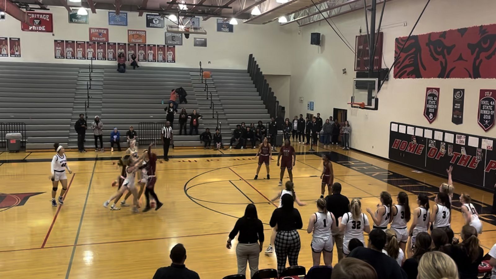 Eighth-grader wows the crowd with an impressive buzzer-beater shot