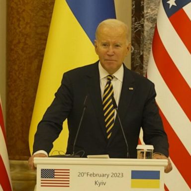 VIDEO: President Biden makes historic visit to Ukraine