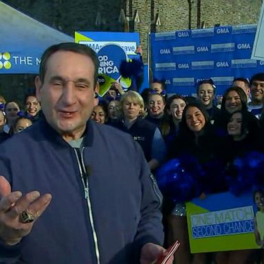 VIDEO: Duke University basketball coach Mike Krzyzewski talks about cancer research