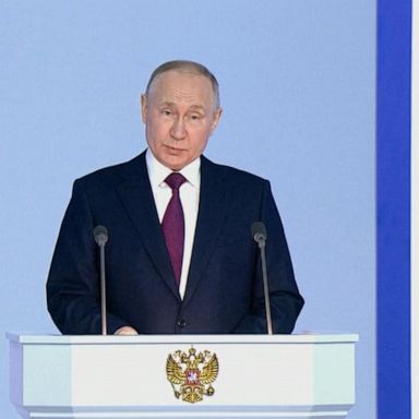 VIDEO: Putin decries West in speech on anniversary of Ukraine invasion