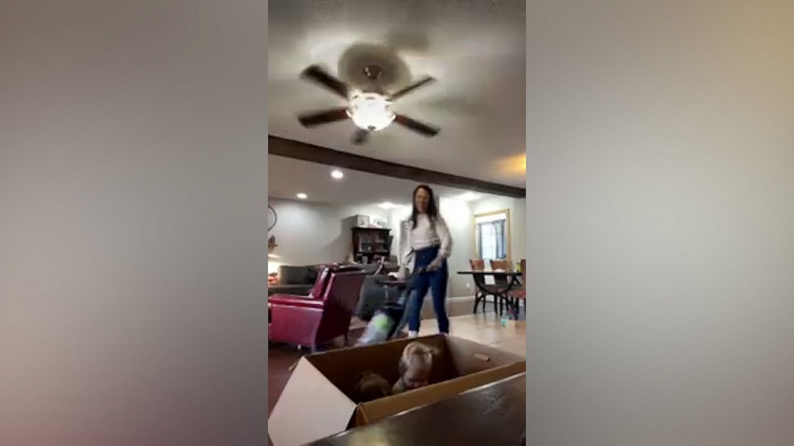 VIDEO: Watch how this mom keeps her kids entertained while cleaning the house