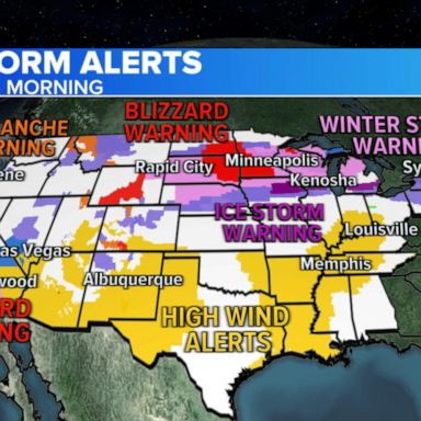 VIDEO: 2 major storms move across the country