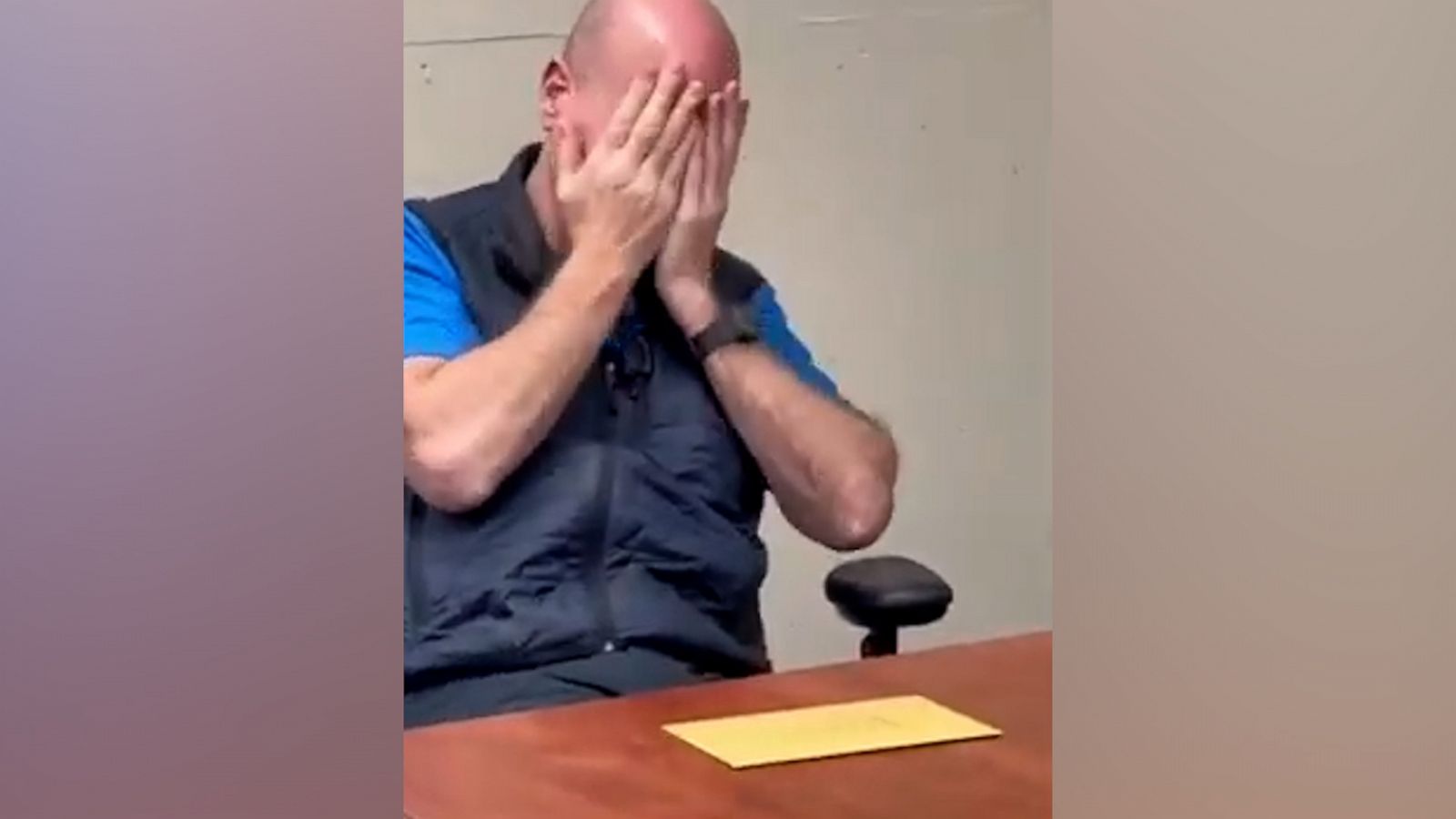 VIDEO: Probation officer pranked by colleagues on retirement day