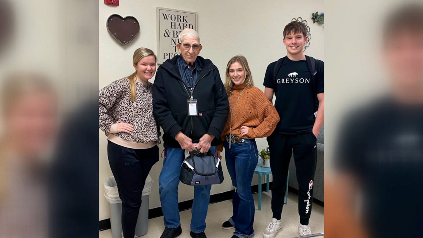 VIDEO: High school students raise money to help elderly custodian who had to unretire