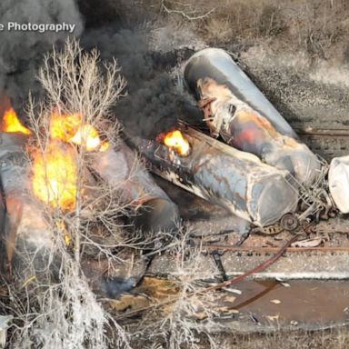 VIDEO: NTSB says Ohio toxic train derailment was '100% preventable'