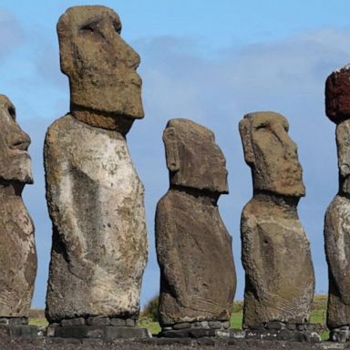 VIDEO: New Moai statue found on Easter Island in evaporating lake