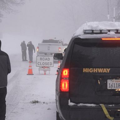 VIDEO: Rare winter storm in California