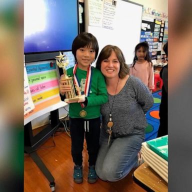 VIDEO: Kindergartener amazes at spelling bee