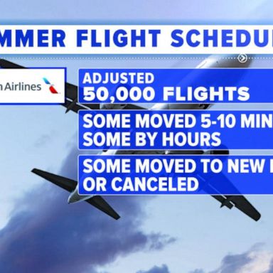 VIDEO: Airlines tweak summer flight schedules