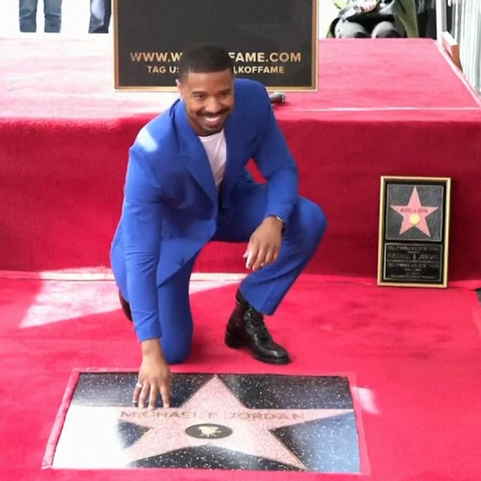 Michael B. Jordan earns star on Hollywood Walk of Fame - Good Morning  America