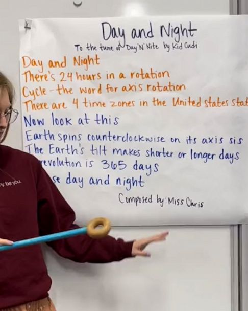 Teacher's Taylor Swift, Kid Cudi song parodies help students learn with a  beat - Good Morning America