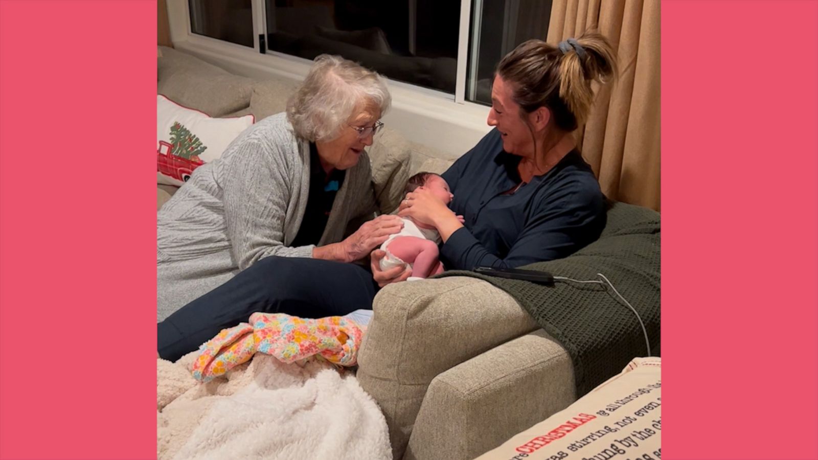 VIDEO: Woman has the purest reaction when she learns great-granddaughter is named after her