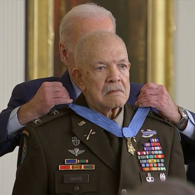 VIDEO: President Biden honors Paris Davis with Medal of Honor