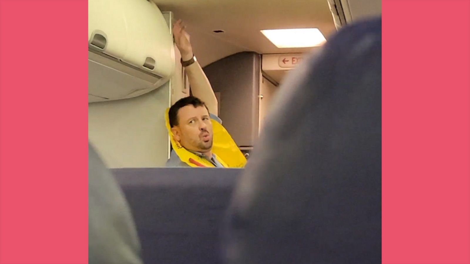 VIDEO: Flight attendant puts on a show for passengers with this theatrical safety demonstration