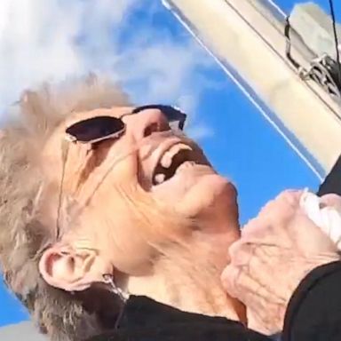 VIDEO: Watch the incredible moment this hospice patient zips through her bucket list