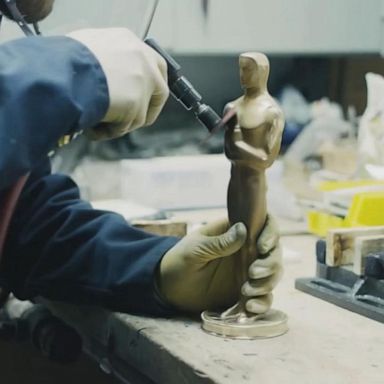 VIDEO: How the Oscars statuette is made