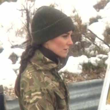 VIDEO: Princess Kate takes part in first aid training with 1st Battalion Irish Guards