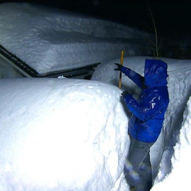 VIDEO: Fears of roof collapses in California mountains after rain, snow