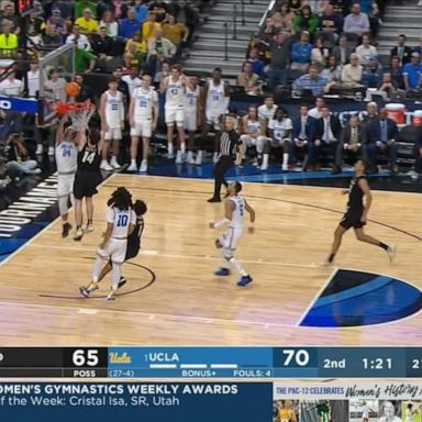 VIDEO: NCAA teams battle in conference championship weekend ahead March Madness