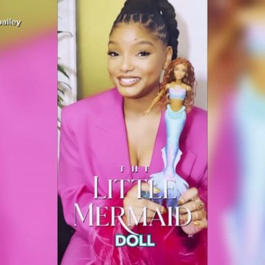 VIDEO: ICYMI: Halle Bailey reveals her own 'Little Mermaid' doll