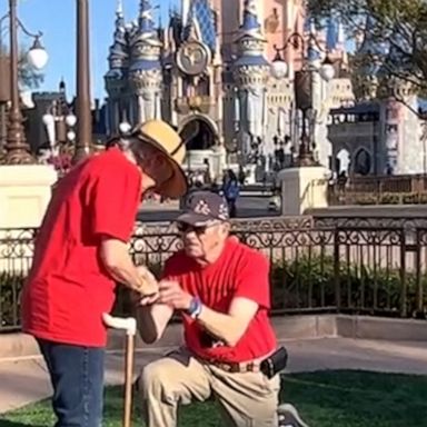 VIDEO: 85-year-old proposes again to wife of 60 years at Disney World 