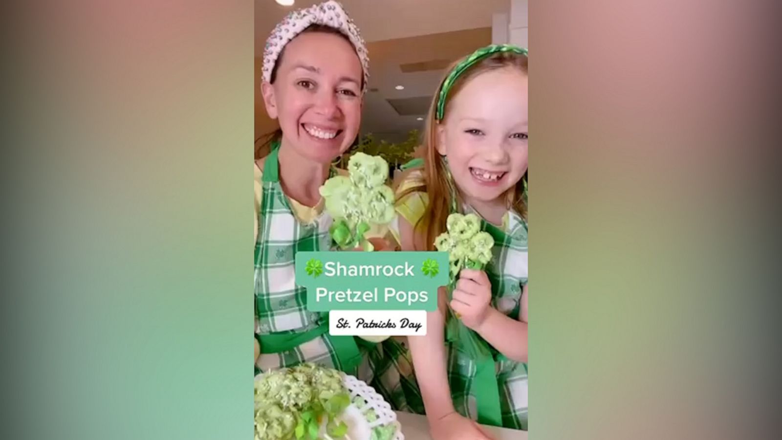 VIDEO: How to make these Shamrock Pretzel Pops for St. Patrick's Day