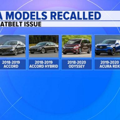 VIDEO: Honda recalls 450,000 vehicles in US