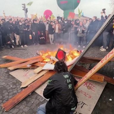 VIDEO: Protests erupt in France after president pushes plan to raise retirement age