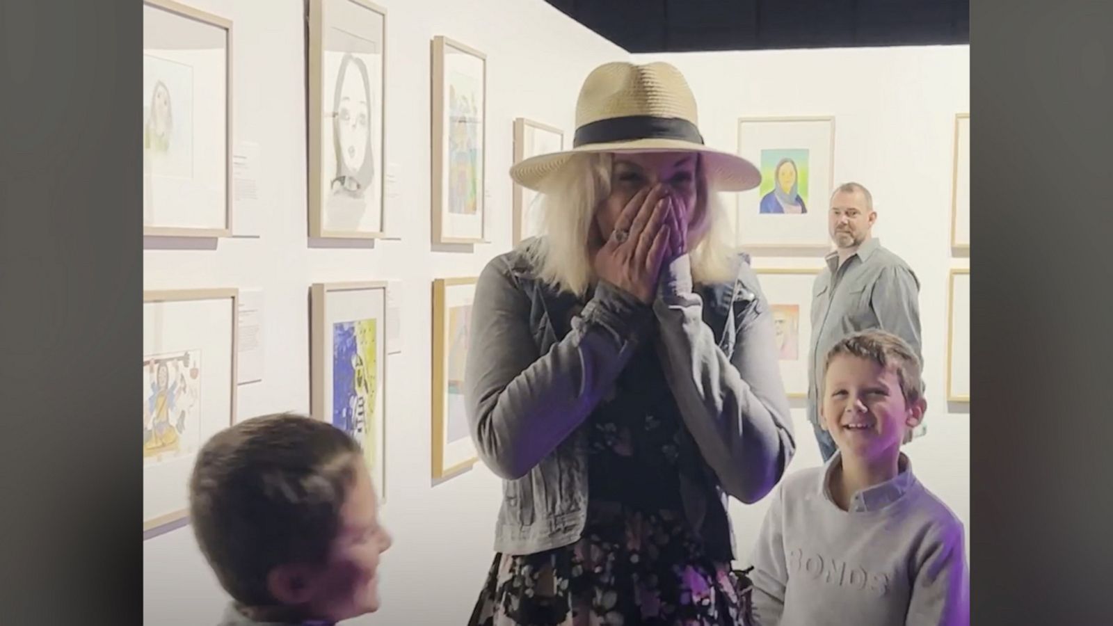 VIDEO: The story behind viral video of nephew surprising his aunt with a portrait