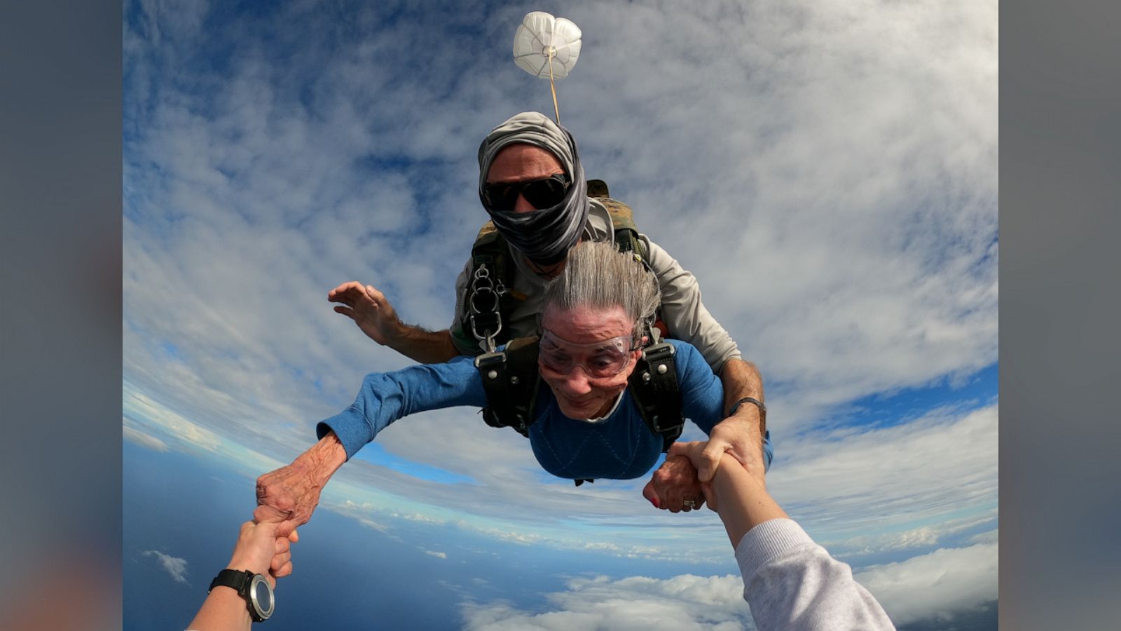 VIDEO: Watch this incredible video of 94-year-old going skydiving