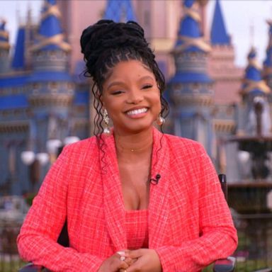 VIDEO: Halle Bailey surprises Disney Dreamers Academy attendees