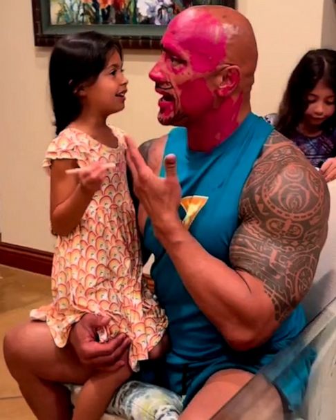 Dwayne The Rock Johnson - Update from the video I posted. Look at this lil'  boy, Hyrum's face. That's some joy real right there. Thank you to the  person who wrote this