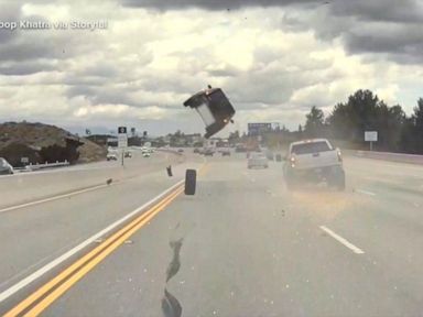 WATCH: Dash camera captures wild Los Angeles crash