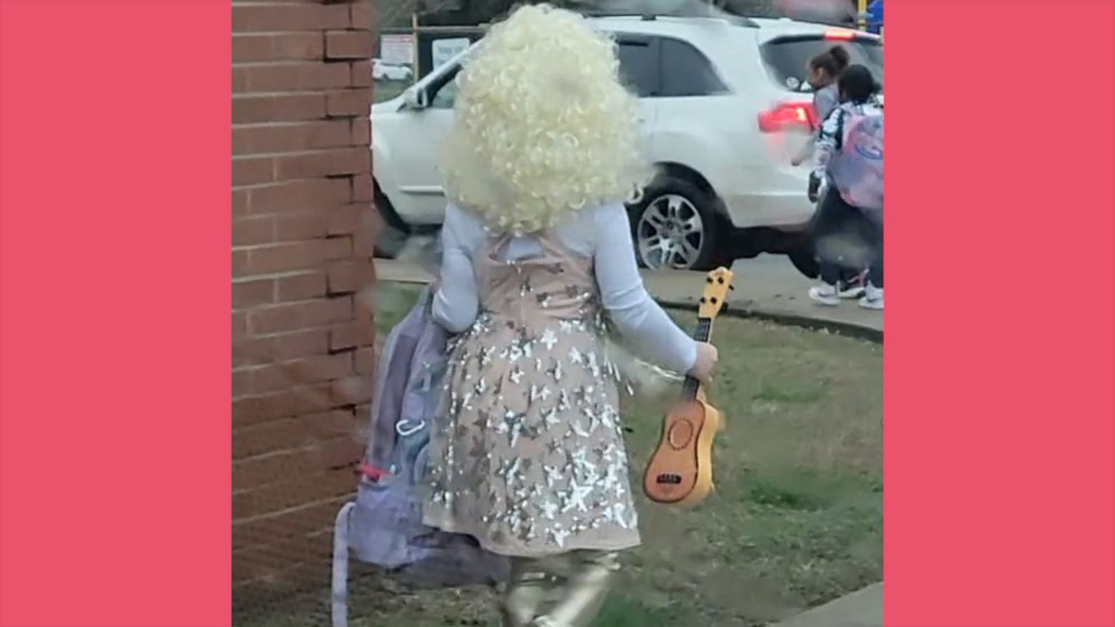 VIDEO: 6-year-old goes viral after dressing up as Dolly Parton for school