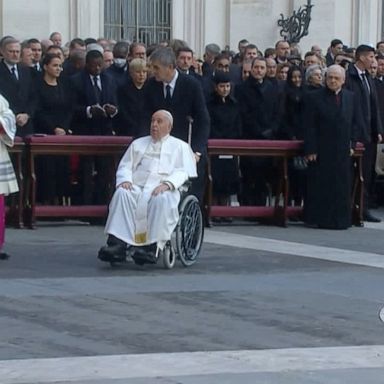 VIDEO: Pope Francis baptizes baby in hospital prior to his release