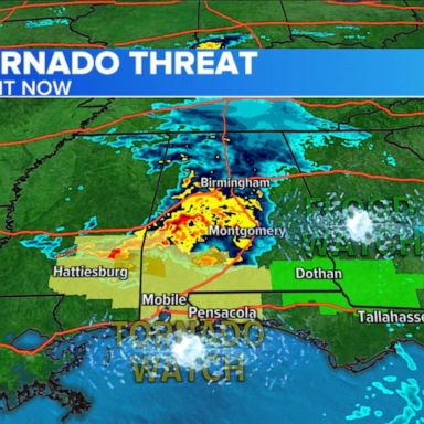 VIDEO: New tornado threat, winter storm on the move