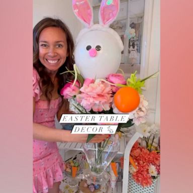 VIDEO: How to make an adorable Easter table decoration with a balloon 