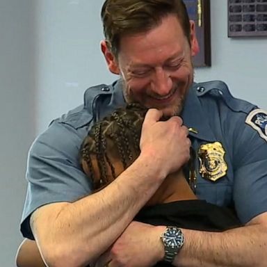 VIDEO: Officer reunites with boy he saved from drowning in 2011 