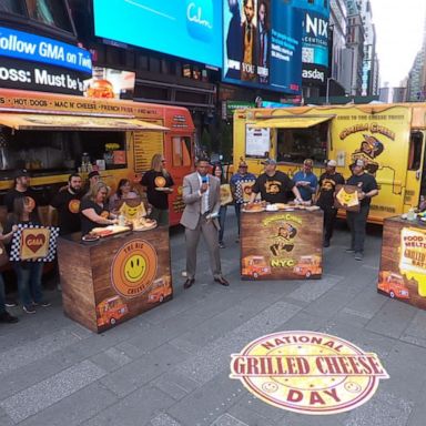 VIDEO: Grilled cheese food trucks face off on National Grilled Cheese Day