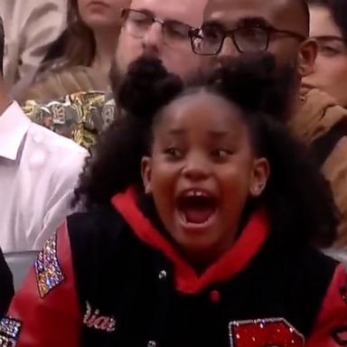 VIDEO: DeMar DeRozan's daughter goes viral for screaming during free throws