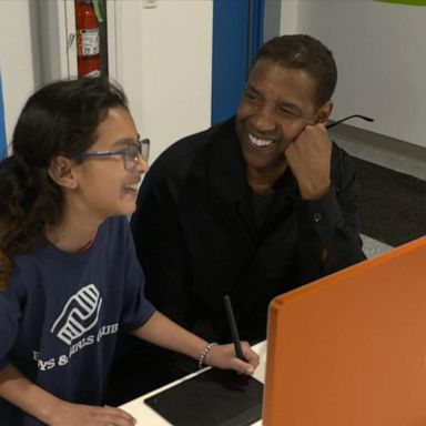 VIDEO: Denzel Washington celebrates Boys and Girls Club's 5,000th location